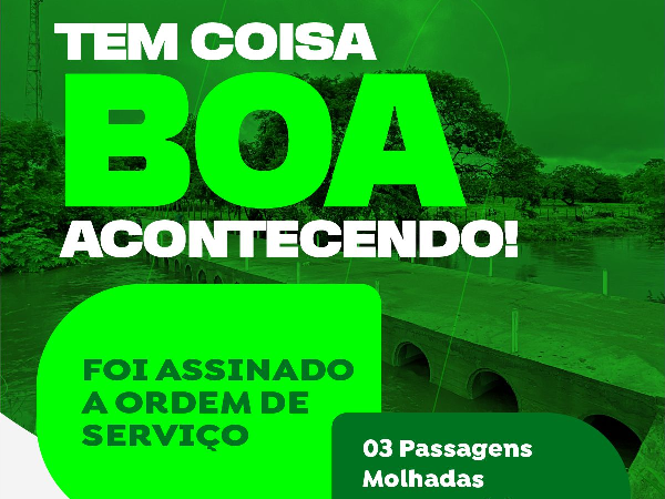 TEM COISA BOA ACONTECENDO!